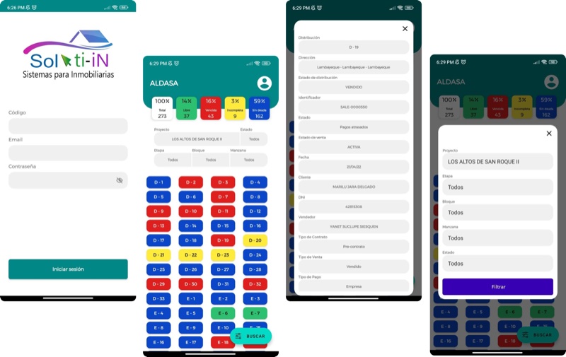 Admin Lotes Android - Gestión inmobiliaria Kotlin