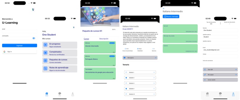 U-Learning iOS - App educativa Swift