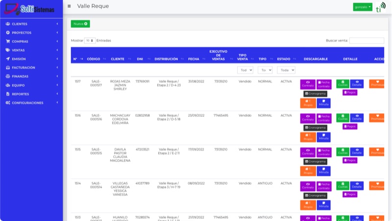 Admin Lotes Web - Sistema Laravel Vue