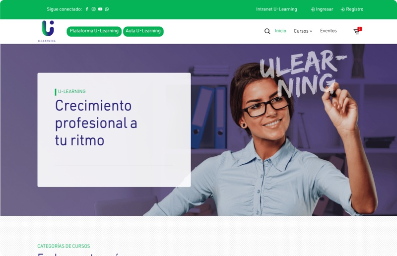 U-Learning Web - Plataforma Laravel Angular AWS